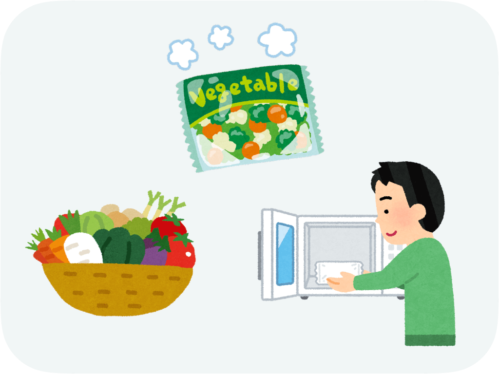 食品を冷凍